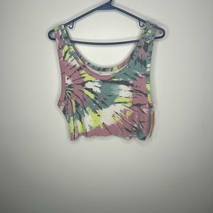 New With Tags | Colsie Tie Dye Print Crop Tank Top | Stretchy | Size Medium